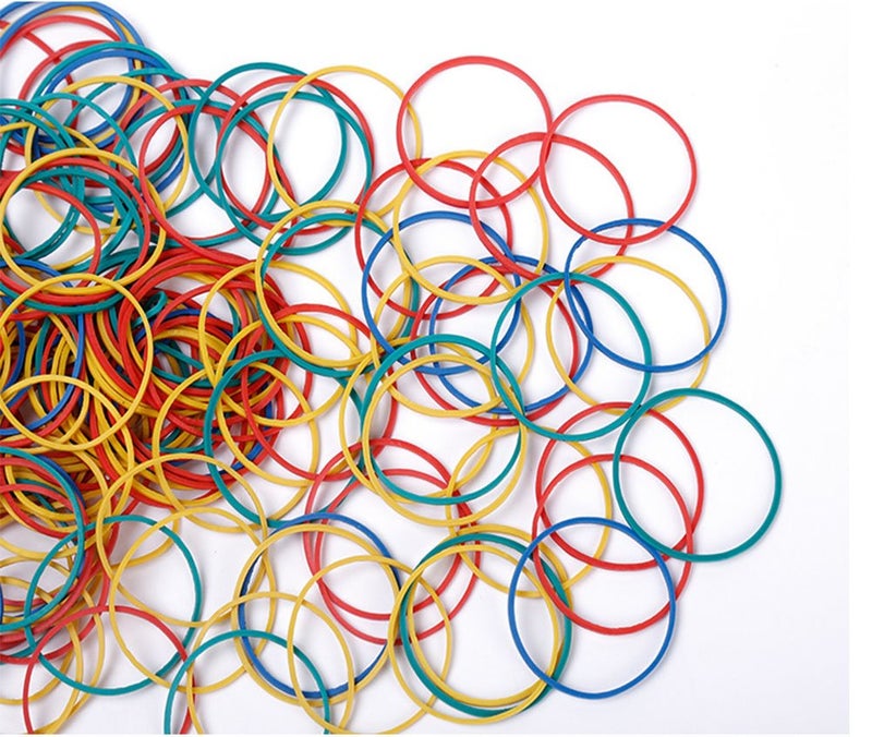 Hamosky Rubber Band Paper Bills Dollars Money Elastic Stretchable Bands 500Pcsï¼ŒSize 38mm /1.49 Inches (Multicolored) - Image 4